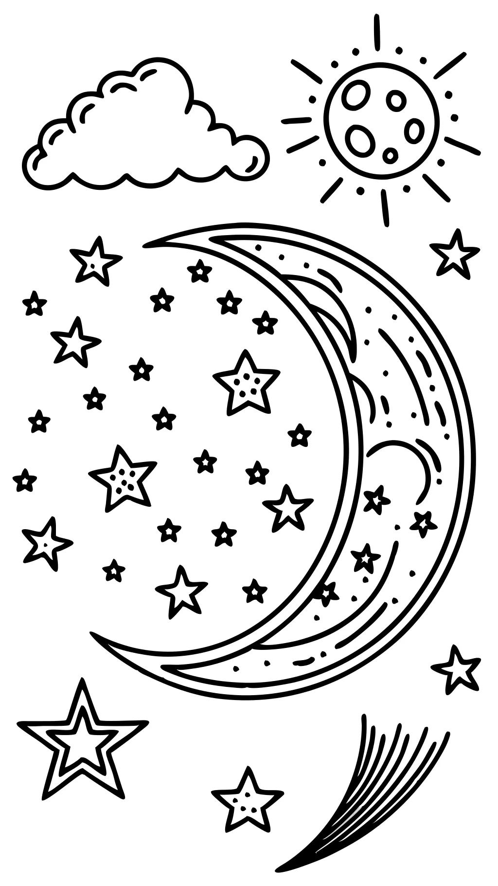 celestial coloring pages